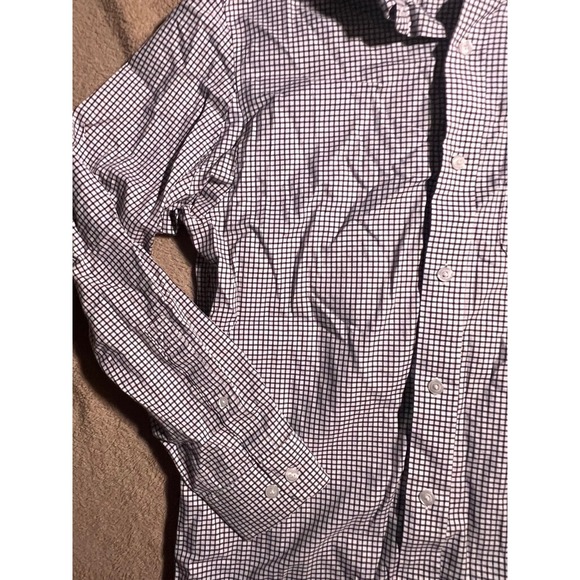 Duluth Trading Co Med Brown Flannel Slim Fit Plaid Button Down Long Sleeve (L) - Picture 4 of 6